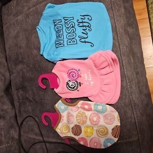 Dog shirts size small